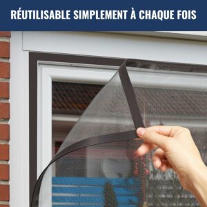 bande magnetique pour refermer sa moustiquaire