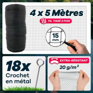 filet contre les hérons