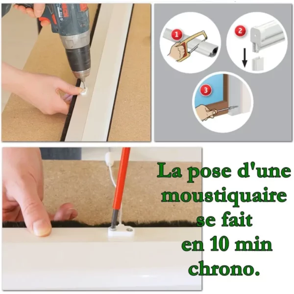 Store moustiquaire sur-mesure (80x100cm max) – Image 4