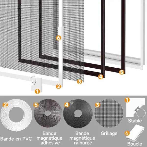 moustiquaire a monter sur mesure