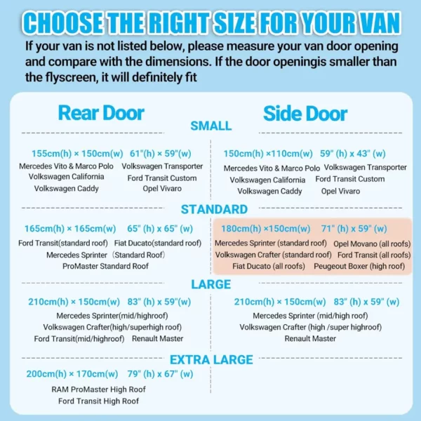 moustiquaire compatible van aménagé