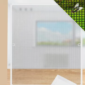 moustiquaire de fenêtre sans perçage ni vissage