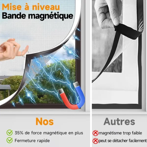 moustiquaire magnetique fenêtre