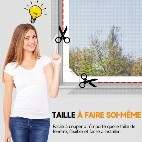 moustiquaire magnetique sur-mesure